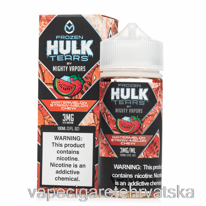 Vape Cigarete Smrznuta Lubenica Slamka Dinja Za žvakanje - Hulk Tears - 100 Ml 3 Mg
